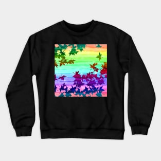 Rainbow Maple Crewneck Sweatshirt